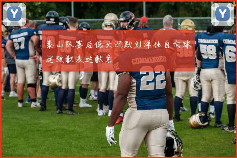 泰山队赛后低头沉默刘洋独自向球迷致歉表达歉意